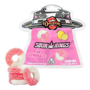 Devour Sour Rings Peach (1500mg THC)