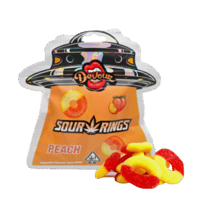 Devour Sour Rings Peach (1500mg THC)