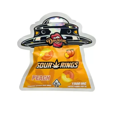 Devour Sour Rings Peach (1500mg THC)