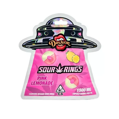 Devour Sour Rings Pink Lemonade (1500mg THC)