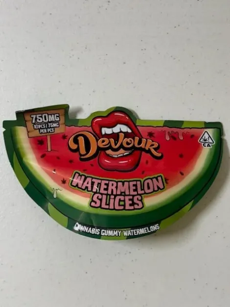 Devour Watermelon Slices 750mg THC Gummies Devour Watermelon Slices 750mg THC Gummies