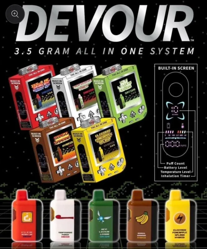 Devour Tropicoshi Punch 3.5g Vape Devour Tropicoshi Punch 3.5g Vape