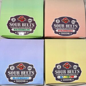 Devour Sour Belts 3000mg