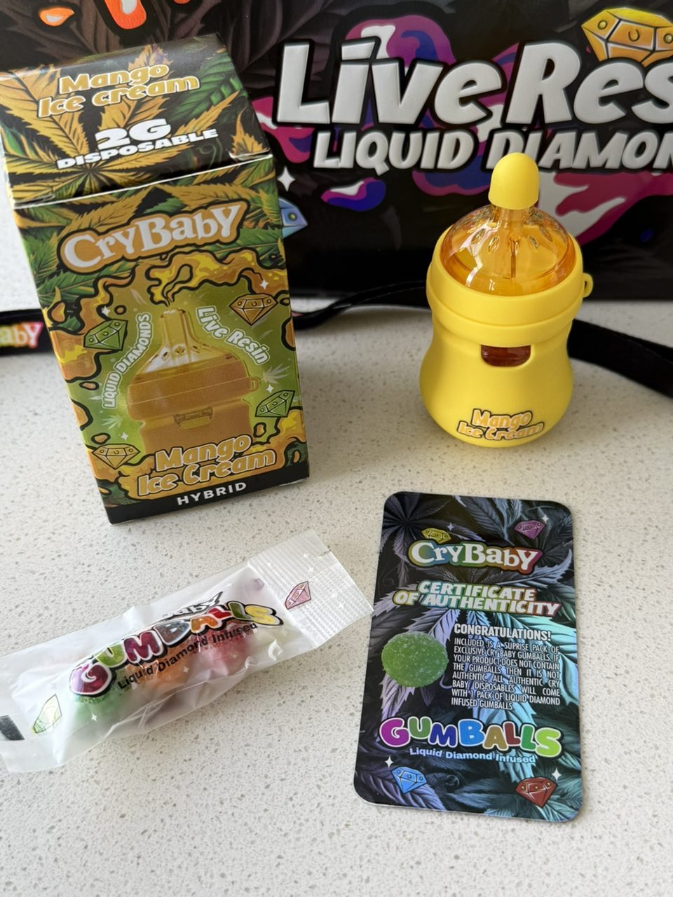 Crybaby Disposable 2G Vape Crybaby Disposable 2G Baby Bottle Edition