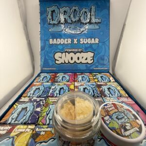 DROOL BADDER X SUGAR BY SNOOZE – 1 OZ (0.5 OZ BADDER – 0.5 OZ SUGAR)