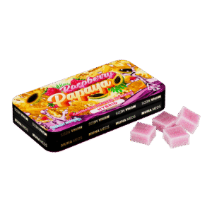 RASPBERRY PAPAYA INFUSED GUMMIES