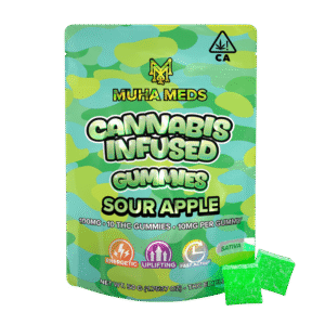 SOUR APPLE INFUSED GUMMIES