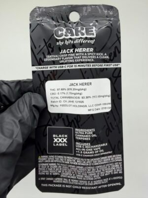 OG CAKE Disposable 1.5 - Plug choice XXX Potency Lab Tested