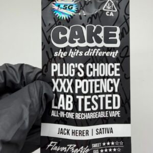 OG CAKE Disposable 1.5 - Plug choice XXX Potency Lab Tested