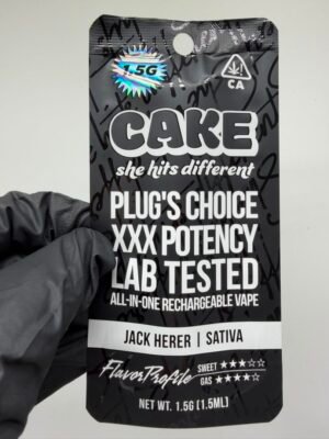 OG CAKE Disposable 1.5 - Plug choice XXX Potency Lab Tested