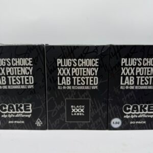 OG CAKE Disposable 1.5 - Plug choice XXX Potency Lab Tested