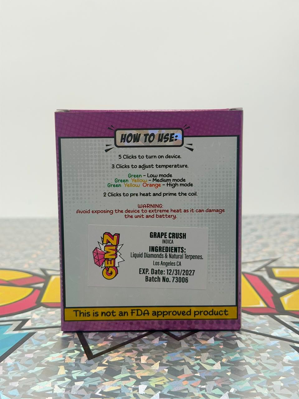Gemz Disposable 2G With Pre Rolls Gemz Disposable 2G With Pre Rolls