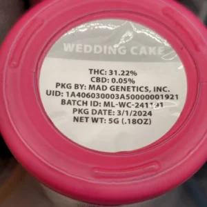 WEDDING CAKE (INDICA) | 5G FLOWER 5 1000056039