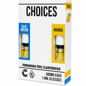 BLUE DREAN X MANGO – 1G(500MG EACH) 2 IN 1 CARTRIDGE