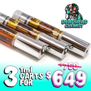 Deadhead Chemist DMT 3 Cartridges – Deadhead Chemist Store